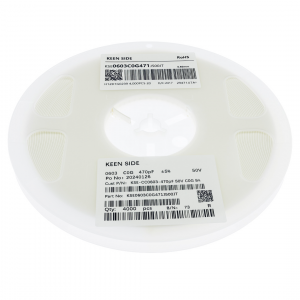 Изображение Конденсатор KSE-CC0603-470pF 50V C0G 5%
