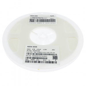 Изображение Конденсатор KSE-CC0603-0.47uF 25V X7R 10%