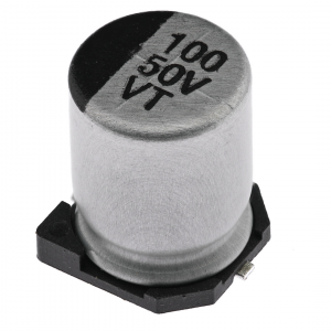 Изображение Конденсатор электролитический KSE-SMD-100UF-50V-0810-105