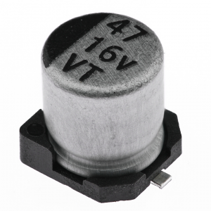 Изображение Конденсатор электролитический KSE-SMD-47UF-16V-0605-105