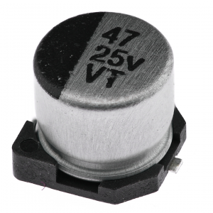 Изображение Конденсатор электролитический KSE-SMD-47UF-25V-0605-105