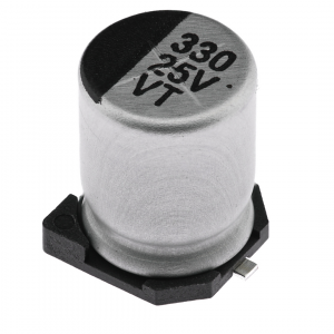 Изображение Конденсатор электролитический KSE-SMD-330UF-25V-0810-105