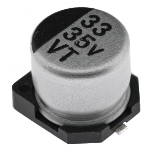 Изображение Конденсатор электролитический KSE-SMD-33UF-35V-0605-105