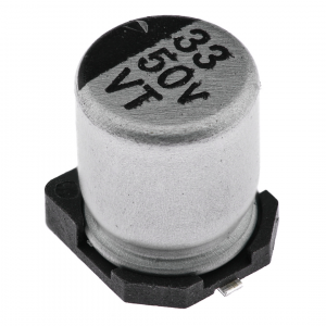 Изображение Конденсатор электролитический KSE-SMD-33UF-50V-0607-105