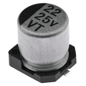 Изображение Конденсатор электролитический KSE-SMD-22UF-25V-0505-105