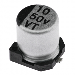 Изображение Конденсатор электролитический KSE-SMD-10UF-50V-0505-105