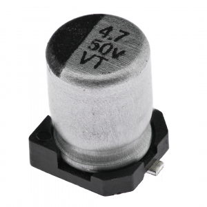 Изображение Конденсатор электролитический KSE-SMD-4,7UF-50V-0405-105