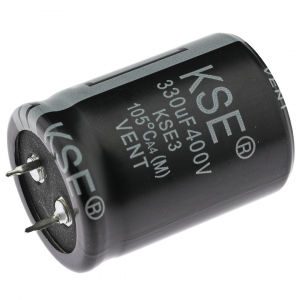 Изображение Конденсатор электролитический KSE-330UF-400V-3040-105-S