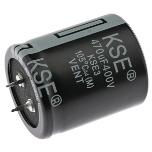 Изображение Конденсатор электролитический KSE-470UF-400V-3540-105-S