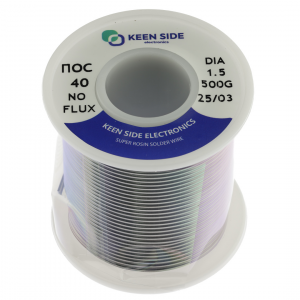 Изображение Припой Sn40/Pb60-d1.5-500g ПОС 40