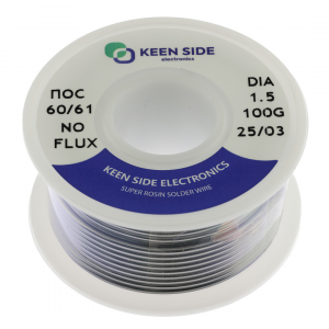 Изображение Припой Sn60/Pb40-d1.5-100g ПОС 60/61