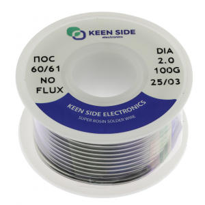 Изображение Припой Sn60/Pb40-d2.0-100g ПОС 60/61