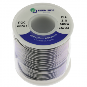 Изображение Припой Sn60/Pb40-d2.0-500g flux ПОС 60/61