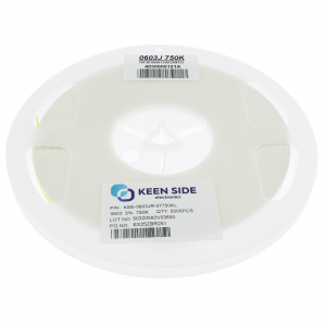 Изображение Резистор постоянный SMD KSE-0603JR-07750KL RC5% 750 кОм