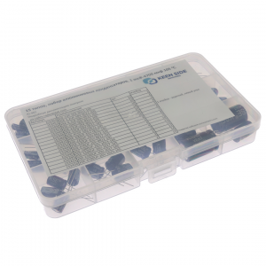 Изображение 15 типов, набор алюминиевых конденсаторов, 1 мкФ-4700 мкф 105℃