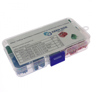 Изображение 69шт. Набор винтовых клеммников на печатную плату, 5.00мм