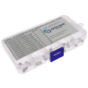 Изображение Набор. 10 популярных частот кварцевых резонаторы, HC49S