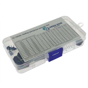 Изображение 11 типов. Набор диодных мостов THT