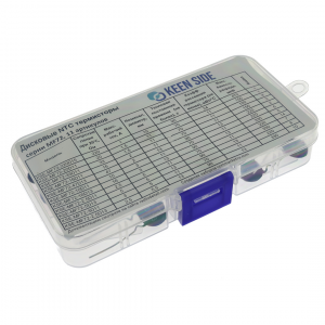 Изображение Дисковые NTC термисторы (терморезистор) серии MF72, 11 артикулов