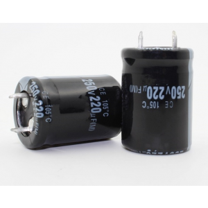 Изображение Конденсатор электролитический 220uF 250V 22x30 105C