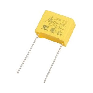 Изображение Конденсатор пленочный JFW 0,15uF 310V 10% X2 18x12x6mm P:15mm / JFW0A9154K150000B