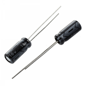 Изображение Конденсатор электролитический 100uF 16V 5x11 JRB 105C / JRB1C101M02000500110000B