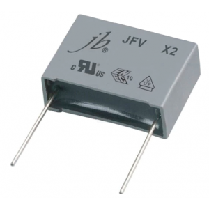 Изображение Конденсатор плёночный 0.33uF 275V 10% X2 18x10x15.8mm / JFV-330N/275-P15