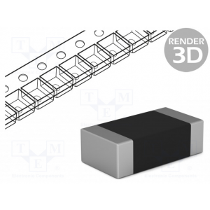 Изображение Конденсатор многослойный SMD 1206 3.3uF X7R 25V 10% / GRM31CR71E335KA88L