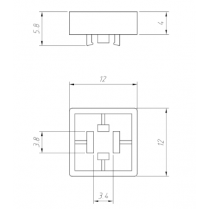 Изображение Колпачок для кнопки L-KLS7-TSC12-SG