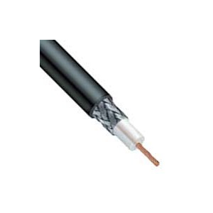 Изображение Кабель коаксиальный RG58 черный / 50 Ом сталь, м