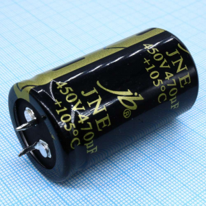 Изображение Конденсатор электролитический 470uF 450V 35x45 JNE 105C / JNE2W471M10003500450