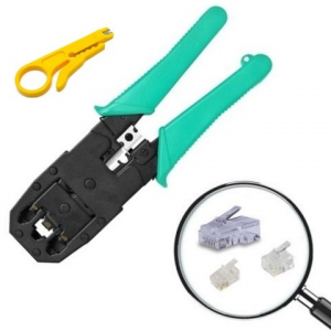 Изображение Обжимной инструмент HY200 / 8Р8С, 6Р6С, 4Р4С c зачисткой для провода