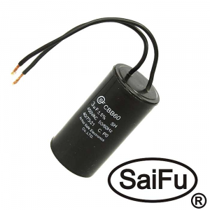 Изображение Конденсатор пусковой CBB60 3uF 450V WIRE