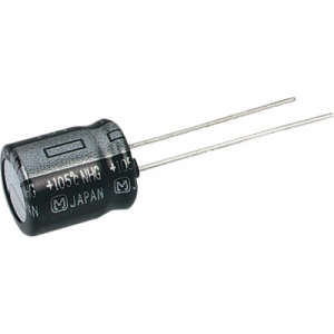 Изображение Конденсатор электролитический 1000uF 16V 20% 105C 10x16mm / ECA1CHG102
