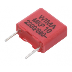 Изображение Конденсатор полипропиленовый 2.2nF 630V 10% P:7.5mm / MKP1J012202C00KSSD