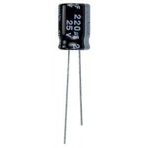 Изображение Конденсатор электролитический 220uF 25V 8x11 105C / SH025M0220B3F-0811
