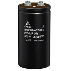 Изображение Конденсатор электролитический 330000uF 25VDC 76.9x143.2 Screw / B41456B5330M003