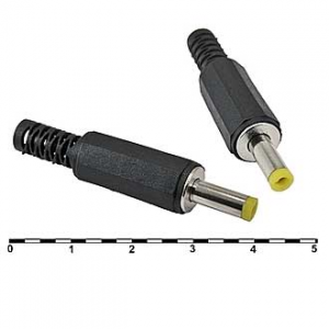 Изображение Разъем питания штырьковый 7-0026d / 4*1.7*9 mm