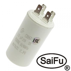 Изображение Пусковой конденсатор CBB60 12uF 450V (SAIFU)