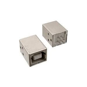 Изображение Разъём USBB-1J-F1 / гнездо USB В прямое на кабель
