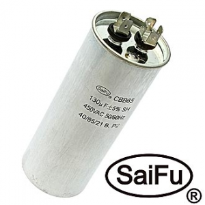 Изображение Пусковой конденсатор CBB65 130uF 450V (SAIFU)