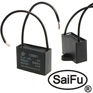 Изображение Пусковой конденсатор CBB61 2uF 630V (SAIFU)