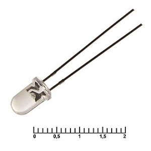 Изображение Светодиод 5RWWC 22000mcd 3,4V 15d