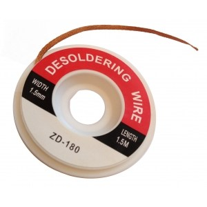 Изображение Оплетка для выпайки ZD-180 1.0 мм 1.5м