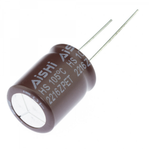 Изображение Конденсатор электролитический HS 47 uf 400v (16 x 20mm) 20%/ EHS2GM470L20OT