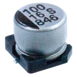 Изображение Конденсатор электролитический SMD 100uF 16V 6.3х5.4mm 105C / CB016M0100RSD-0605