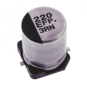Изображение Конденсатор электролитический SMD 220uF 25V 20% 8х10.2mm / EEEFP1E221AP