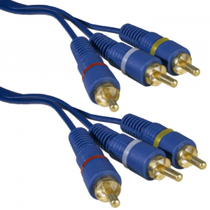 Изображение Шнур 3 RCA - 3 RCA BL 3m