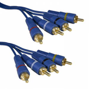 Изображение Шнур 4 RCA - 4 RCA BL 1.5m