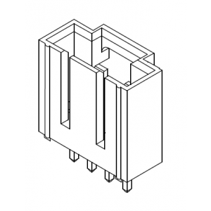 Изображение Разъём на печатную плату L-KLS1-XL2-2.54-04-S